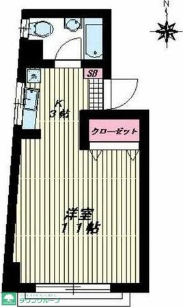 ニューカーサ麻布の物件間取画像